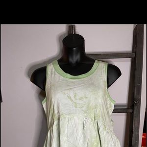 Easel babydoll tank top